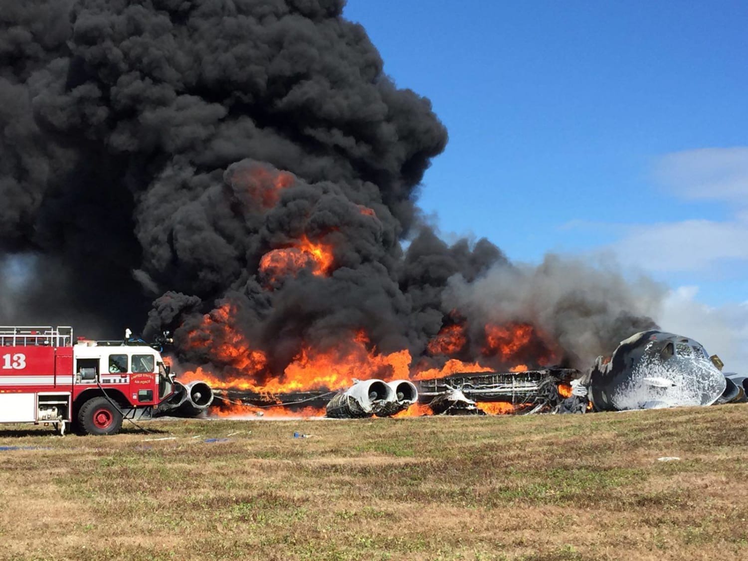 B-52 Bomber Crash